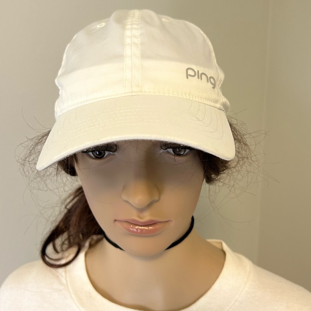 Pink PNG Logo Flexfit One Ten Packable Dad Cap Strapback Run Golf Tennis… - Picture 2 of 11